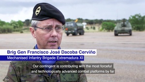 Spanish troops prepare to deploy to Latvia, Master Version (with subtitles)