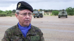Spanish troops prepare to deploy to Latvia, International Version (no music)
