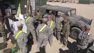 367th Maintenance Company Supports the 155th Armored Brigade Combat Team During Their Rotation at the National Training Center (B-Roll)