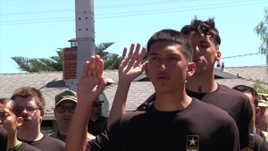 2017 Torrance Armed Forces Parade Mass Oath of Enlistment