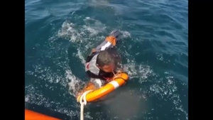 Even the best rescuers wear life jackets