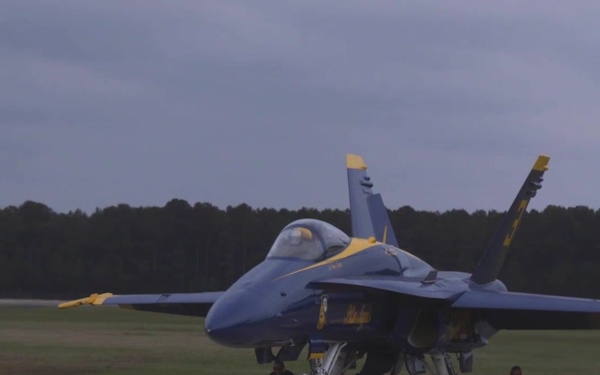 U.S. Navy Blue Angels Perform at the Wings Over Wayne Air Show 2017