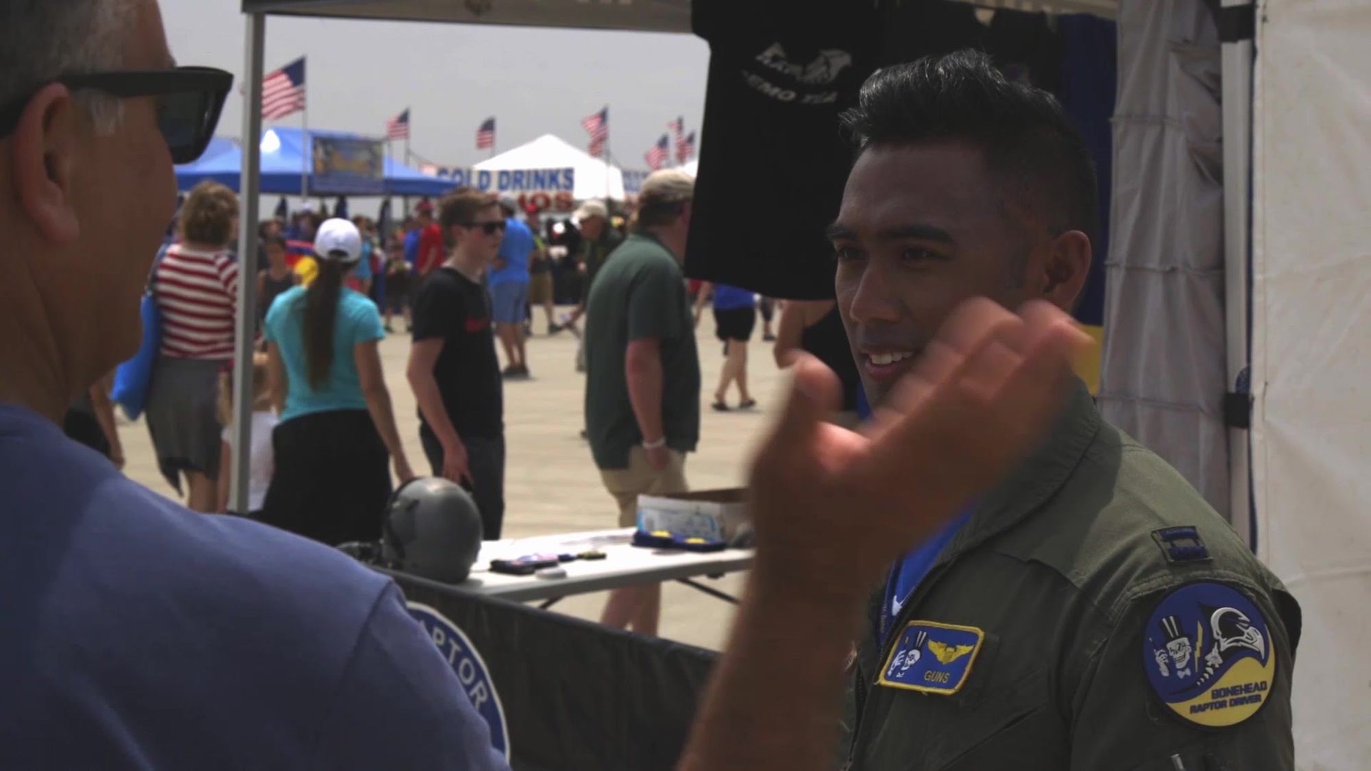 Crowd shots of the second day of the Wings Over Wayne Air Show 2017 on May 21st at Seymour Johnson Air Force Base, North Carolina.