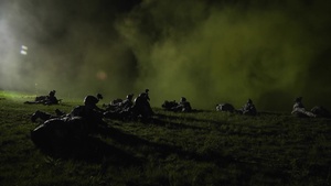 Officer Candidates Establish a Patrol Base at OCS Field Leadership Exercise