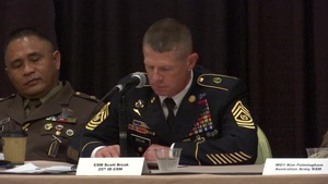LANPAC Symposium: Senior Enlisted Leader Forum Forum U.S. Army Training and Doctrine Command