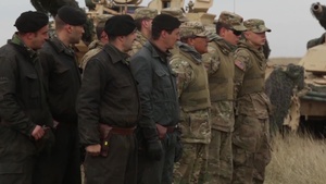 NATO troops training together
