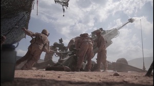 11th MEU Marines execute artillery training during Exercise Alligator Dagger