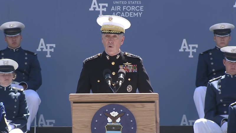 Dunford Provides Commencement at USAFA Graduation