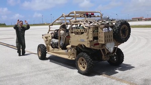 UTV Loading Aboard KC-130J