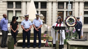 Coast Guard Cutter Hamilton with Broadway musical Hamilton honor Coast Guard founder, Alexander Hamilton in New York City