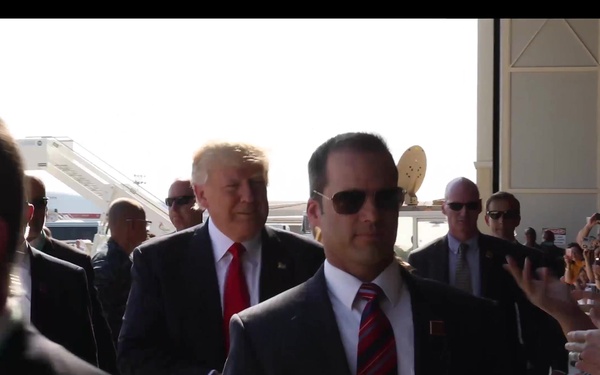 POTUS visit to NAS Sigonella social media video