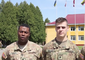 Soldiers of the 45th IBCT NCAA Women's World Series shout ot