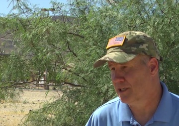 Mississippi Congressman Trent Kelly visits Troops at the National Training Center - Interview