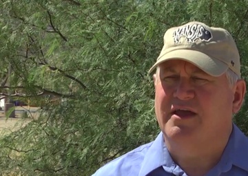 Kansas Congressman Ron Estes toured the National Training Center and met with Troops - Interview