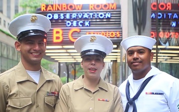 Fleet Week New York service members attend “The Today Show Citi Concert Series” with Niall Horan shoutouts