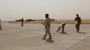 U.S. Air Force Airmen Work Together with Iraqi Air Force