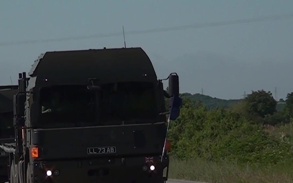 NOBLE JUMP 17 - UK Troops movement to Bulgarian borders