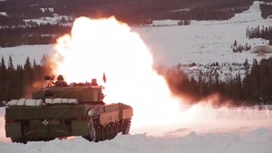 Norwegian troops arrive in Lithuania - Without Subtitles