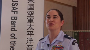 U.S. Air Force Band of the Pacific visits Okinawa Shogaku Jr. High School