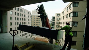 Construction B-Roll: Drywall Off-Loading