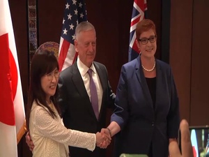 Mattis meets Pacific counterparts (B-Roll)