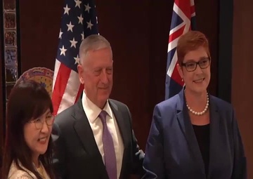 Mattis meets Pacific counterparts (B-Roll)