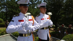 U.S. Marine and R.O.K. Marine Remembrance Ceremony