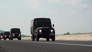 NOBLE JUMP 17 - Albanian Troops depart from Camp Prokopidi in Greece