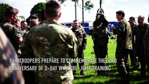 D-Day Pre-Jump 173rd Airborne, Normandy, France