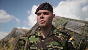 NOBLE JUMP 17 - Romanian troops arrive at Cincu Base for Noble Jump 2017