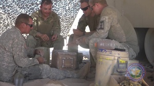 Soldiers Playing Cards During Down Time (Nugget)