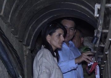 Ambassador Haley visits Israel’s border with Gaza