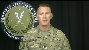 Inherent Resolve Spokesman Briefs Reporters