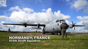 815th Airlift Squadron D-Day troop drop
