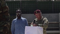 101st Airborne Division graduate first class of Somali National Army soldiers