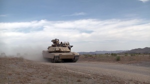 1st Battalion, 155th Infantry Regiment Live Fire at the National Training Center (B-Roll)