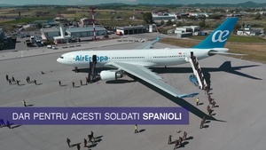 Spanish troops arriving in Greece for NOBLE JUMP 17 - Romanian Translated