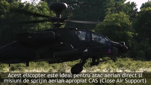 U.S. Apaches arrive for Exercise Noble Jump 17 - Romanian Translated