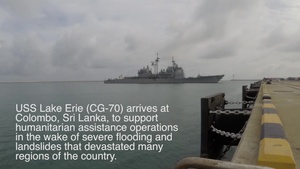 USS Lake Erie (CG 70) arrives in Colombo, Sri Lanka