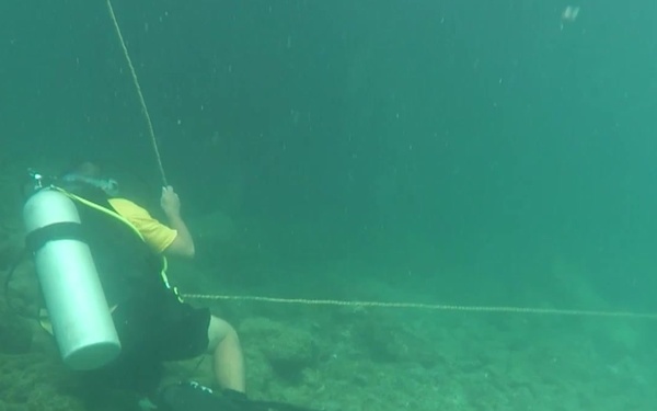 Tradewinds 2017 Under Water Footage of Diver's Training Exercise Part 2