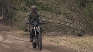 Lithuanian Special Operation Forces on Motorbikes