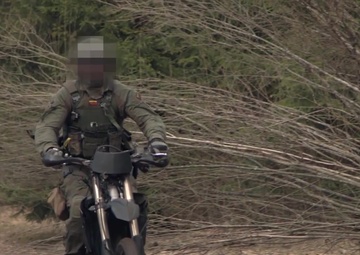 Lithuanian Special Operation Forces on Motorbikes