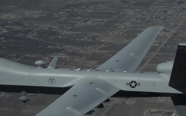 MQ-9 in flight