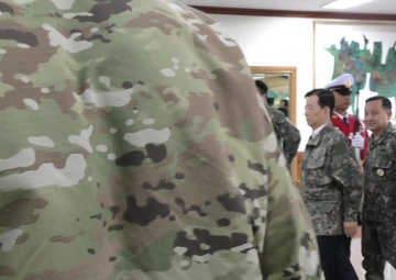 Republic of Korea President Moon, Jae-in’s first official visit at U.S. Army Garrison Yongsan