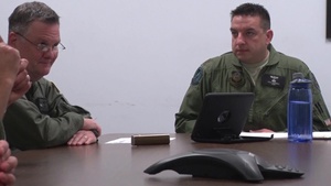 Lt Gen Brad Webb Visits 193rd SOW