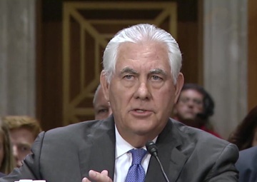 Secretary Tillerson testifies before the Senate Foreign Relations Committee