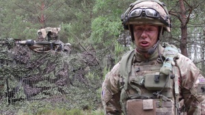 eFP Poland Kicks off their Field Training Exercise during Saber Strike 17