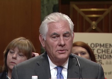 Secretary Tillerson testifies before the Senate Appropriations Committee on Foreign Operations