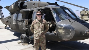 Pfc. Carson England Independence Day Greeting from Afghanistan