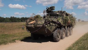 eFP Poland Field Training Exercise Portion of Saber Strike 17 - Day 3 Bemowo Piskie, Poland